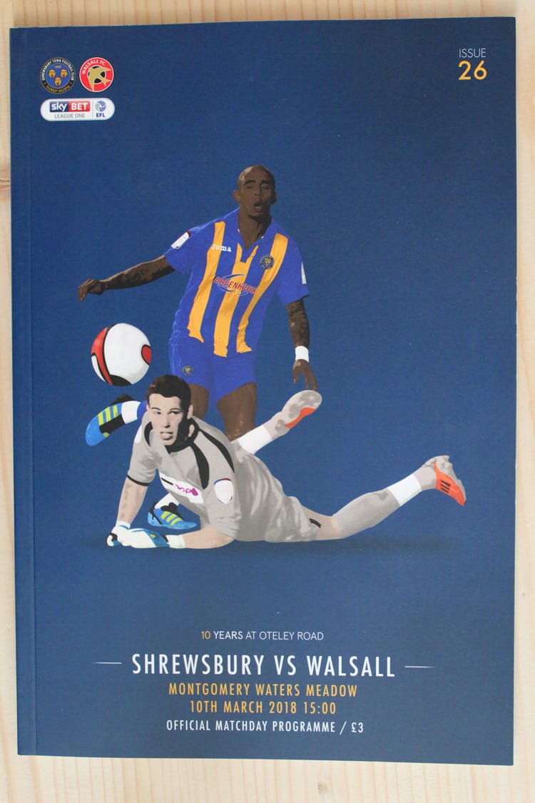 Shrewsbury Town FC v Walsall FC